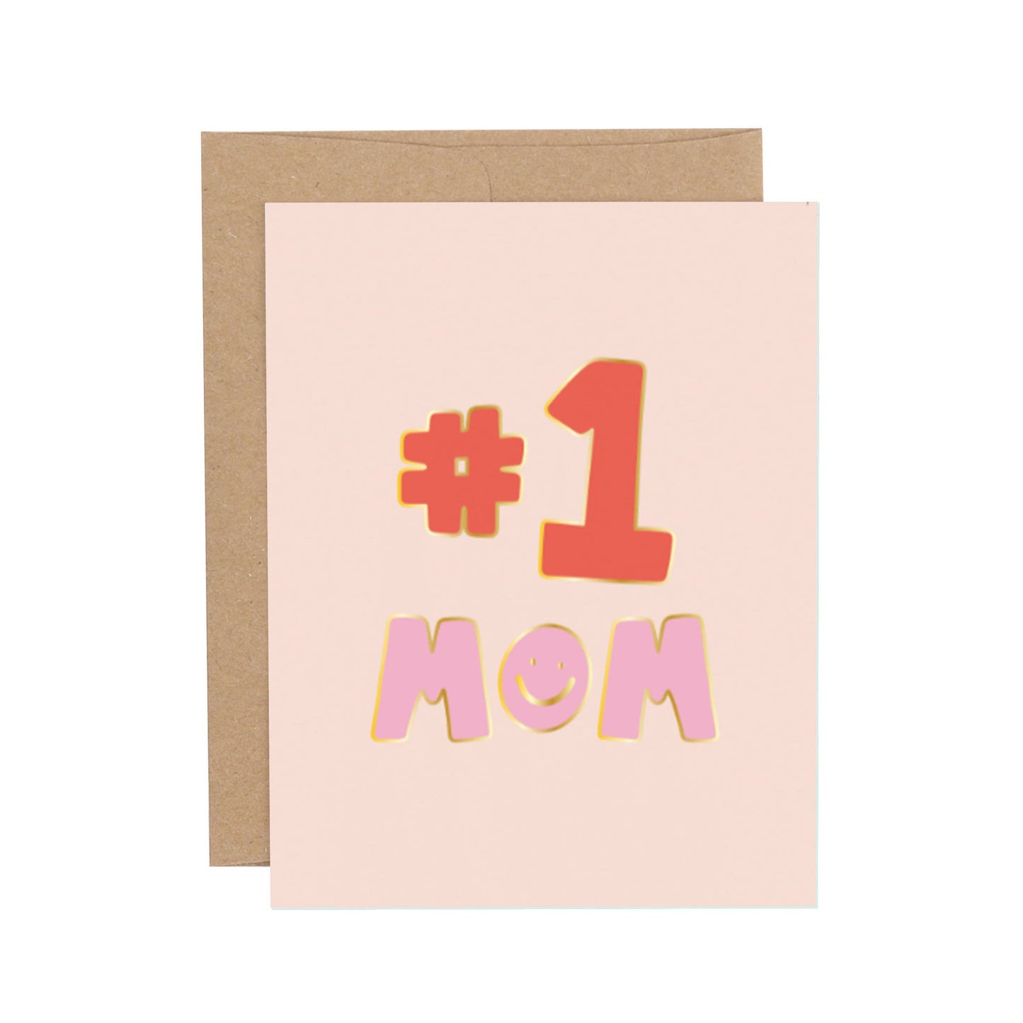 Number One Mom Mother's Day Greeting Card