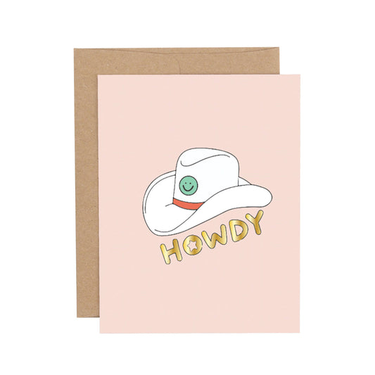 Howdy Western Greeting Card