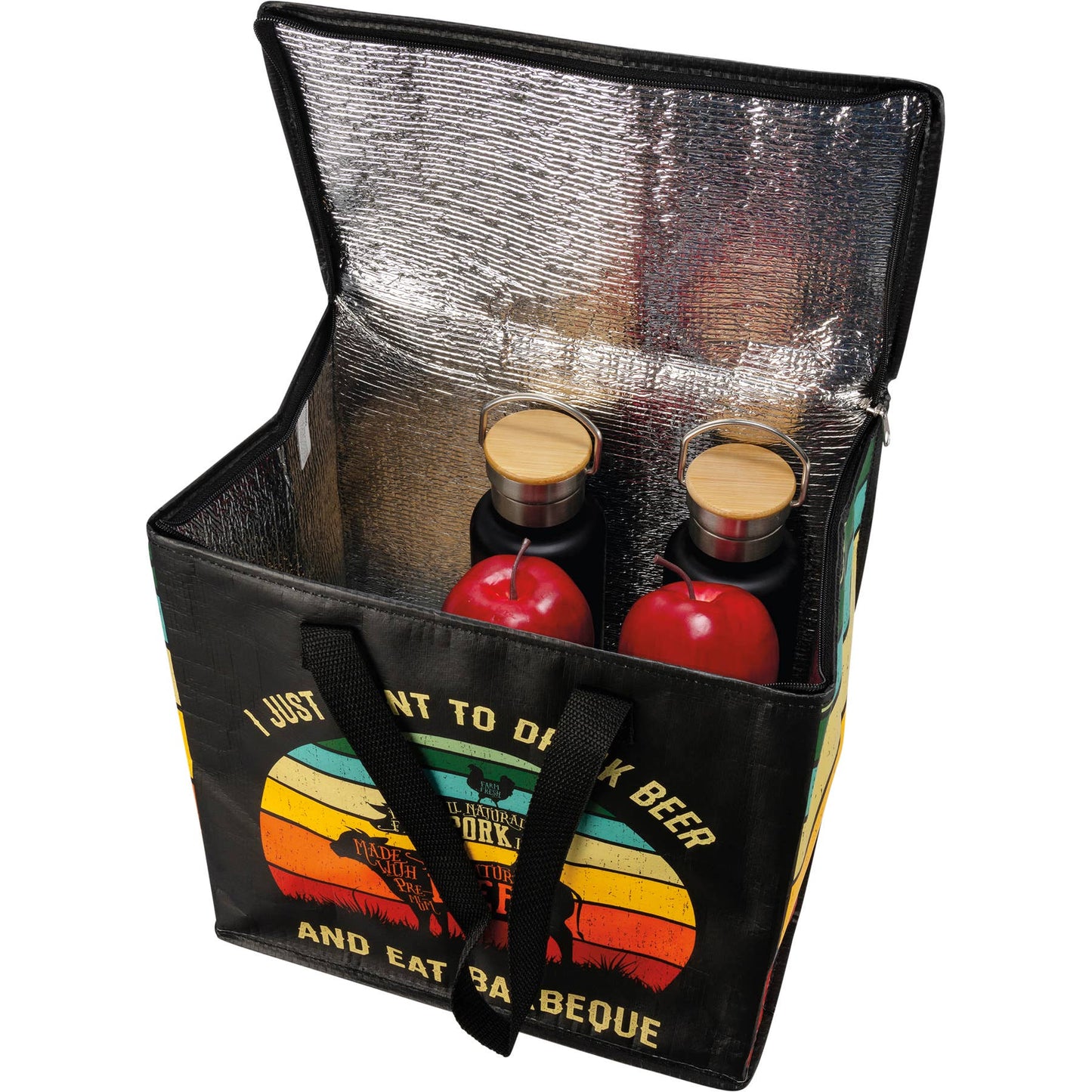 Eat Barbeque Insulated Tote