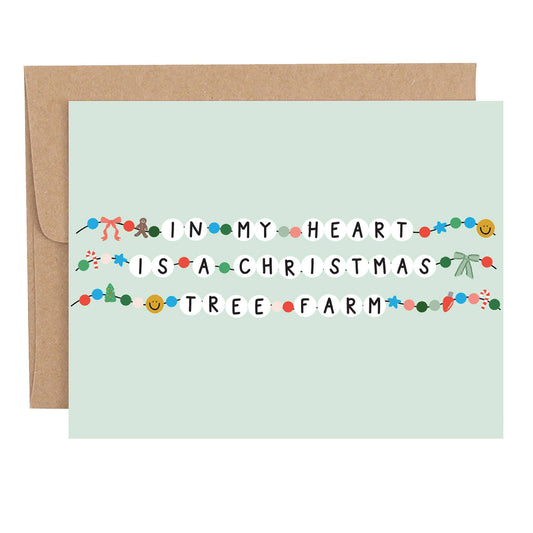 Christmas Tree Farm Swiftie Greeting Card