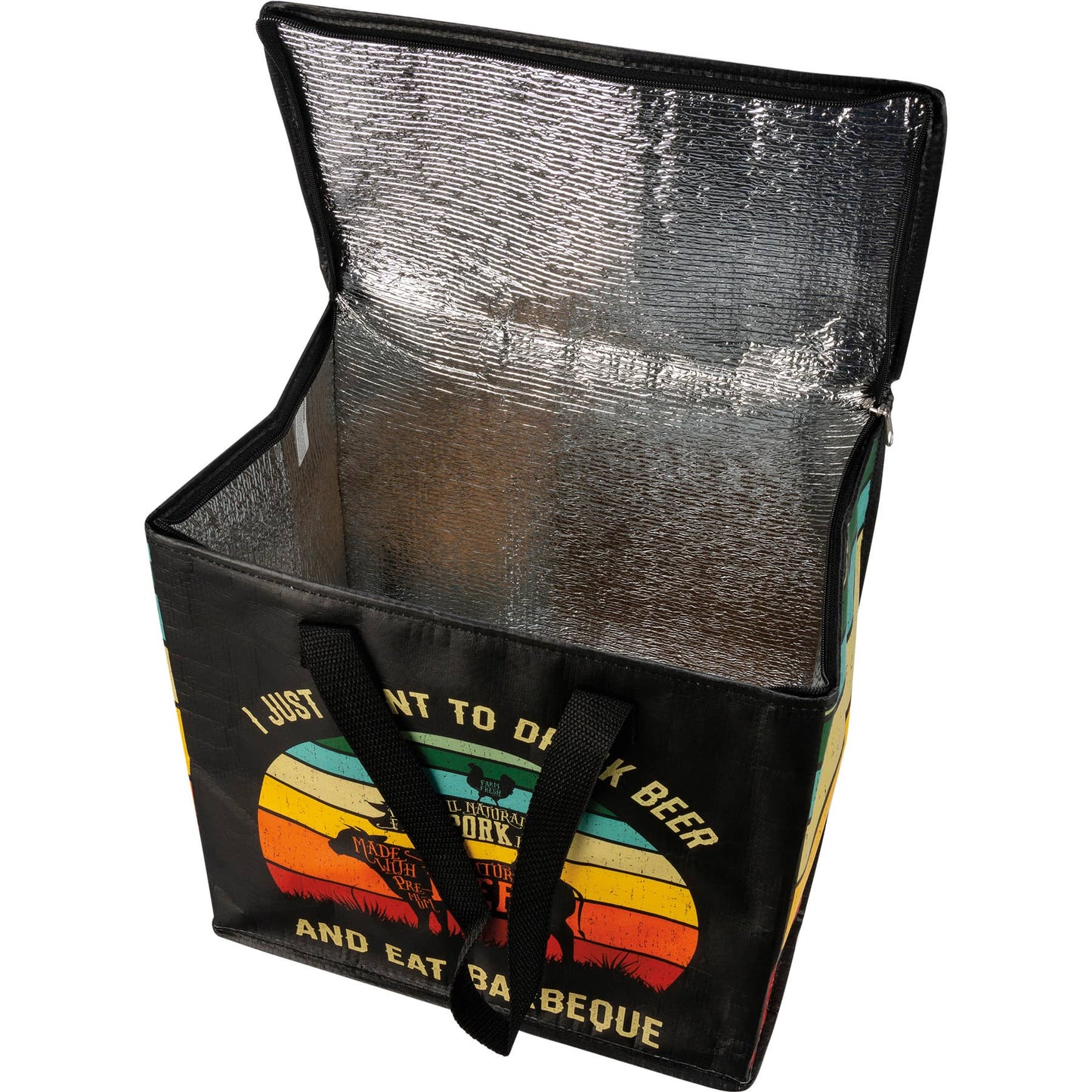 Eat Barbeque Insulated Tote